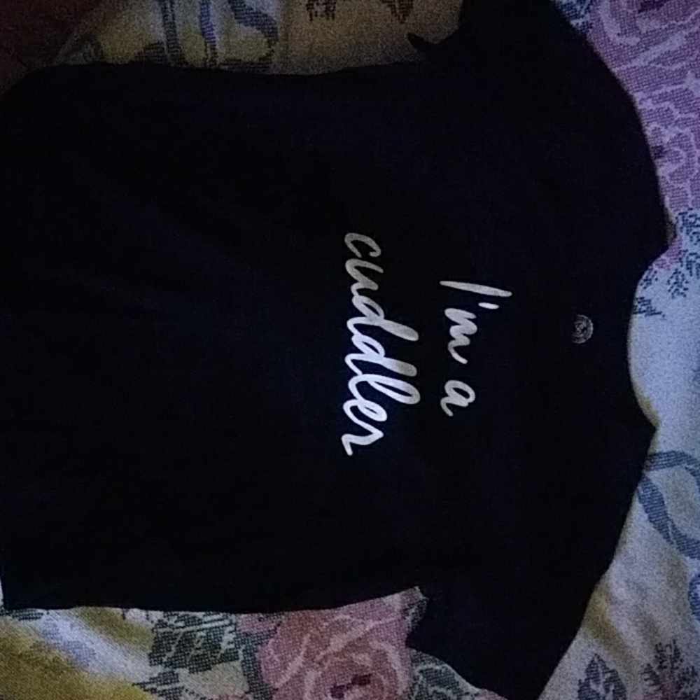 SO Intimates Short sleeve T-shirt "I'M A CUDDLER"